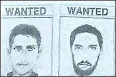 Sketch of Brig. Moeen's assasins